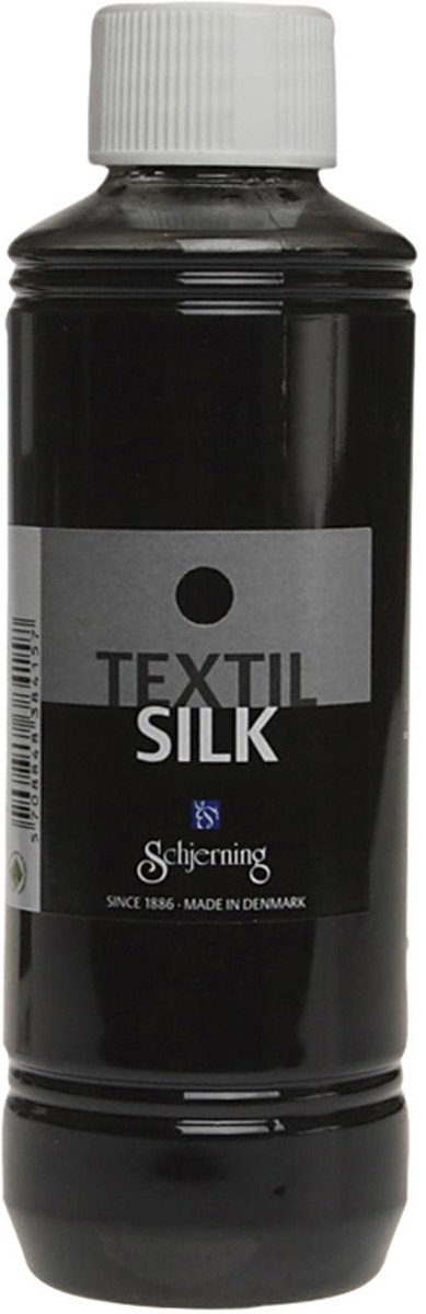 Zijdeverf ES Silk, diep zwart, 250ml [HOB-33141]